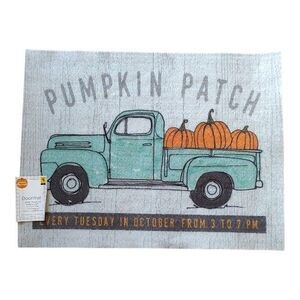 Perfect Harvest Doormat 18" x 24" Pumpkin Patch Truck Thanksgiving Autumn Fall